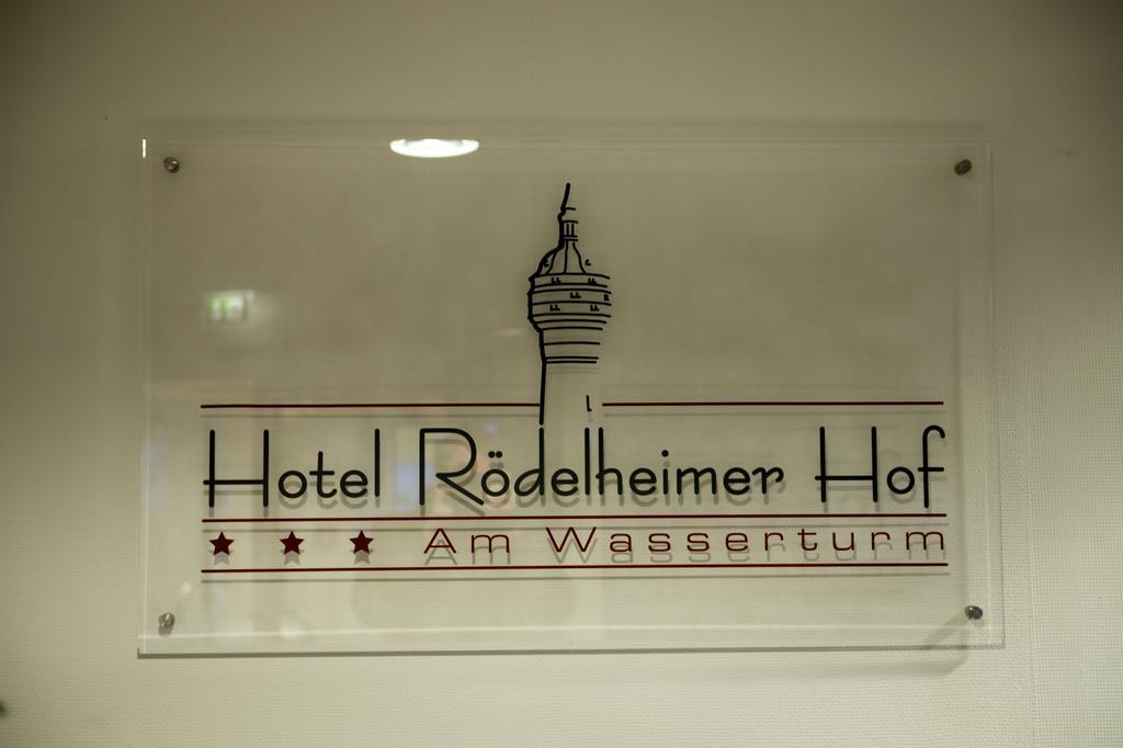 Hotel Rodelheimer Hof - Am Wasserturm Франкфурт на Майн Екстериор снимка